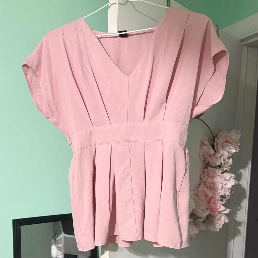 Elegant Pink Women's Top